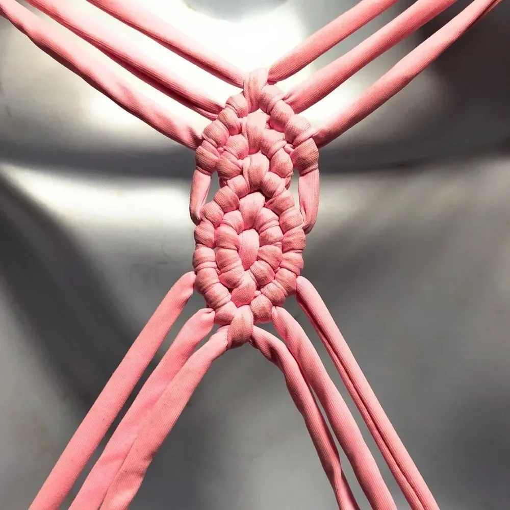 Frankie’s Bikinis Pink Bikini Top‎